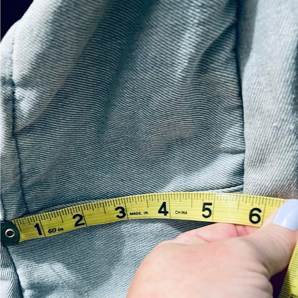 Urban Outfitters Yin & Yang Backpack Light Washed Distressed Denim Zip Unisex - Picture 14 of 16